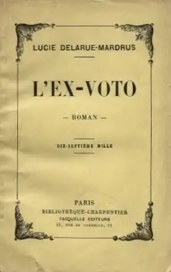 &nbsp;Lucie Delarue-Mardrus, L'Ex-voto (1922).