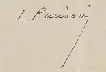 signature de Lucie Randoin
