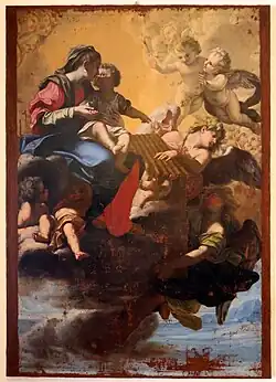 Le Transport de la Sainte Maison de Lorette, Musée Del Colle del Duomo, Viterbe.