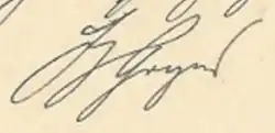 signature de Ludwig Geiger