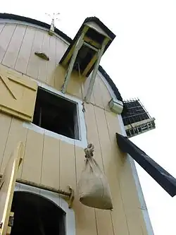Openluchtmuseum Arnhem. Bâtière tire-sac.