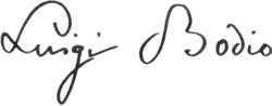 signature de Luigi Bodio