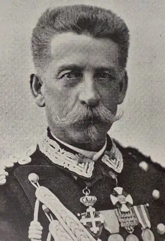Luigi Pelloux, général de brigade et homme d'État italien.