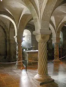 L'autel de la crypte