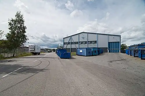 Bâtiment industriel.