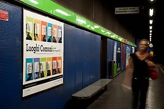 L'intérieur de la station.