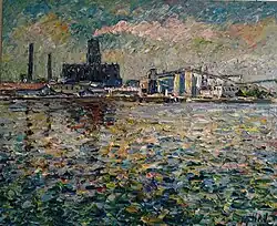 L'usine, port de Québec, Canada