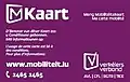 mKaart anonyme.