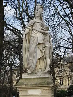 Marguerite d'Anjou (1877), Paris, jardin du Luxembourg.