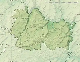 Voir sur la carte topographique du canton d'Echternach