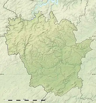 Voir sur la carte topographique du canton de Redange