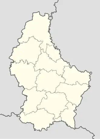 voir sur la carte du Luxembourg