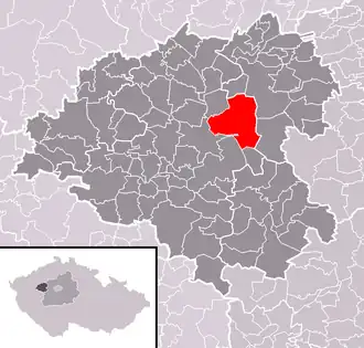 Localisation de Lužná