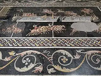 Mosaïque des jeux du cirque.