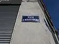 Plaque de rue, en février 2019.