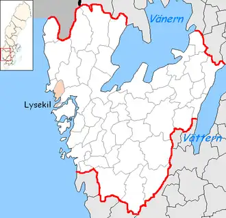 Localisation de Lysekil