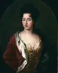 Portrait de Catherine Opalińska, alors qu'elle était reine de Pologne.