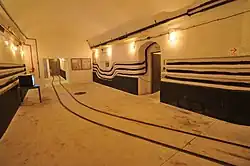 Reconstitution d’un ouvrage de la ligne Maginot.