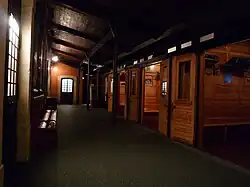 Évocation des trains de l’évacuation de l’Alsace Moselle.