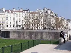 Entrée du Mémorial des martyrs de la déportation.