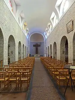 La nef de l'église.