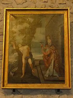 Le tableau de saint Sébastien et saint Éloi &nbsp;Classé&nbsp;MH