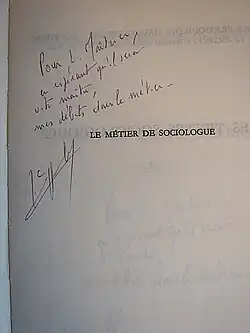 signature de Jean-Claude Chamboredon