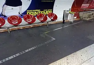 Limite de la Bastille, ligne 5.