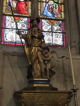 Saint Roch dans la cathédrale Notre-Dame-des-Doms d'Avignon.