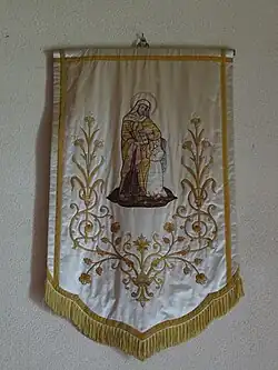 Bannière de procession.