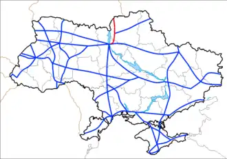 Image illustrative de l’article Route M01 (Ukraine)