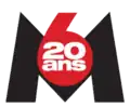 Logo événementiel de M6 à l'occasion de ses 20 ans en mars 2007.