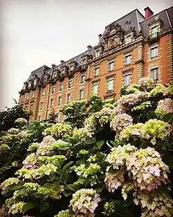 Façade nord du "Grand Hôtel Servant" (cliché Johan Picot, 2021)