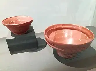 Bols en sigillée de l'atelier de la Muette.