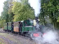 Rame historique du MVTS à Crèvecœur-le-Grand, le 17 octobre 2015.