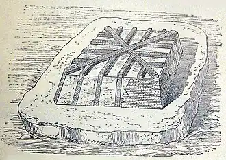 Maçonnerie armée de la pyramide de Sésostris&nbsp;II