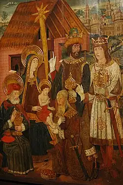 Maître de Viella, L'Adoration des Mages.