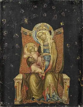 La Vierge et l'Enfant en trône  (v. 1350), Metropolitan Museum of Art.