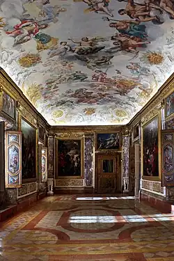 Salon de l’Énéide réalisé par différents artistes, Palais Buonaccorsi, Macerata.