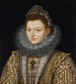 Isabelle régente des Pays-Bas par Frans Pourbus le Jeune.