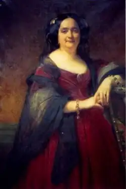 Portrait de Mme Émile Pereire, née Herminie Rodrigues-Henriques (1805-1874).