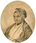 Madame Desbassayns, riche propriétaire esclavagiste de la Réunion.