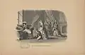 Gravure montrant la cruauté de Georges Couthon face à une famille éplorée. ADRML.