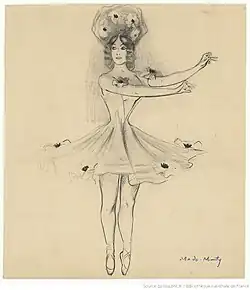 Mado Minty dessinée par Maurice Lefebvre-Lourdet