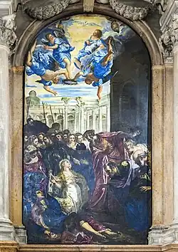 Le Miracle de sainte Agnès par  Tintoretto (vers 1577).