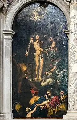 Retable du Martyre de saint Laurent.