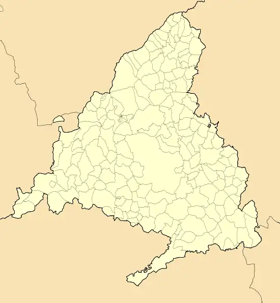 Voir sur la carte administrative de la communauté de Madrid