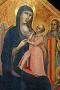 Maestà Paci, détail :Vierge à l'Enfant