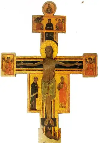 À la loggia del Bigallo de  Florence.