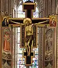 Maître de Figline: Crucifix, Florence, basilique Santa Croce